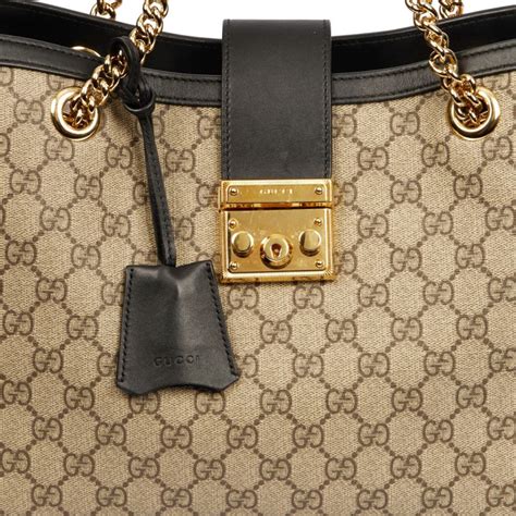 gucci padlock tote bag|used Gucci padlock handbags.